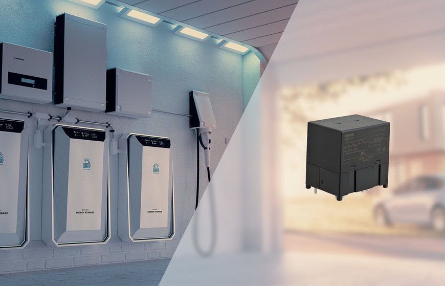 Omron presenta un relé bidireccional de potencia para CC destinado a la próxima generación de sistemas de energía renovable para viviendas